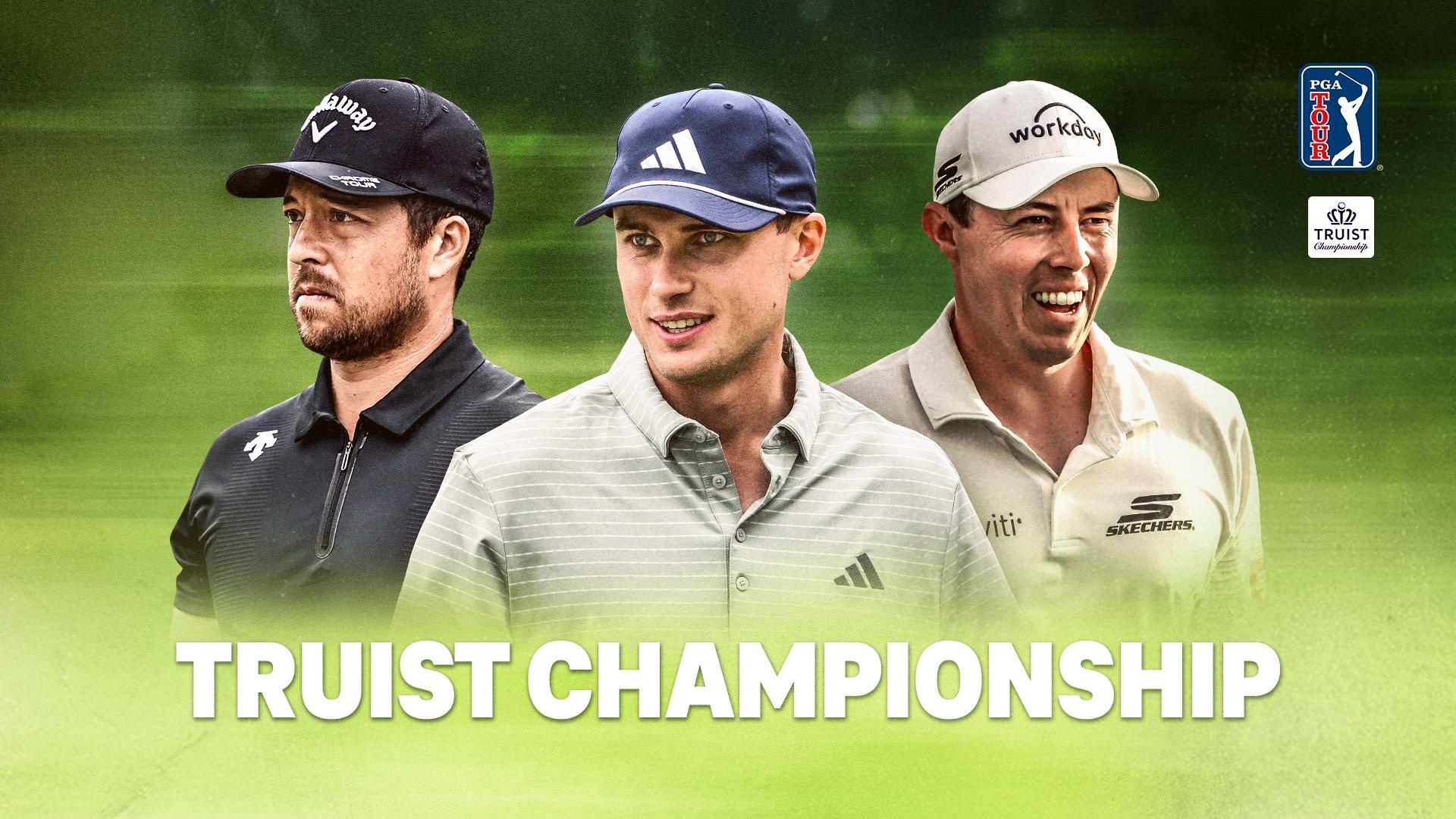 Werbegrafik mit Teilnehmern der Truist Championship